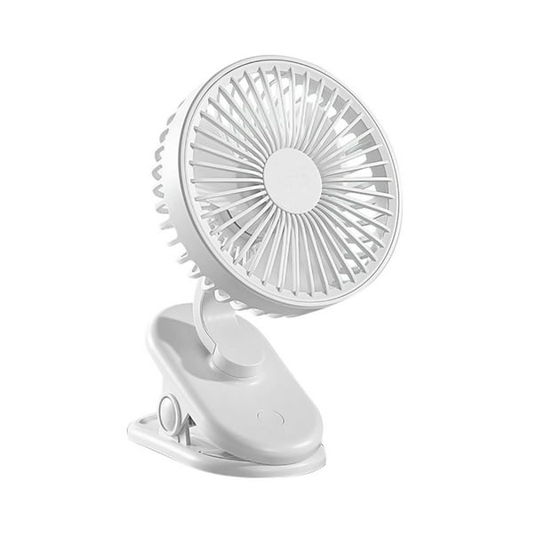 Portable Rechargeable Mini USB Fan LED Light Fan 3 Speed Rechargeable Silent USB Powered 360° Up And Down Outdoor Or Office And Home Powerful Black Fan,Pink 